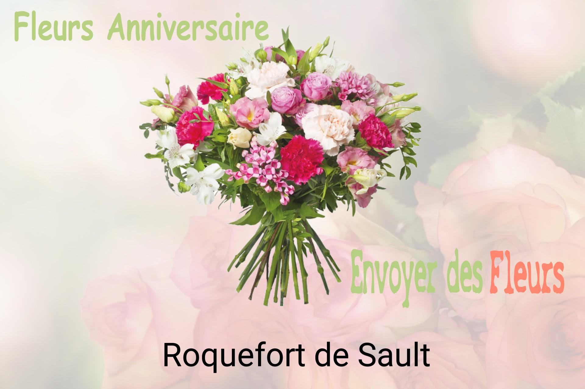 Bouquet de fleurs d’anniversaire livré à Roquefort-de-Sault
